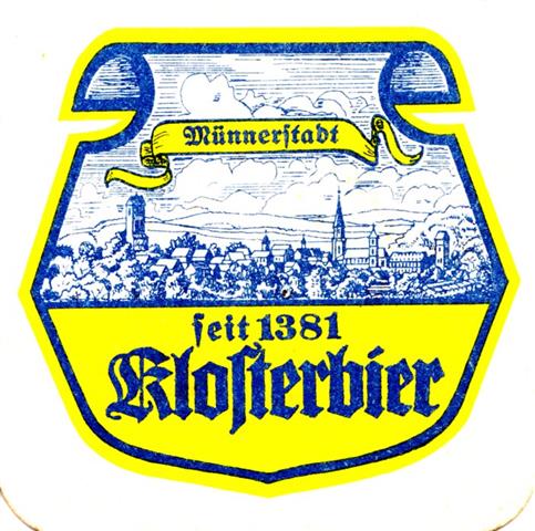 münnerstadt kg-by kloster quad 1a (180-seit 1381 klosterbier-blaugelb)